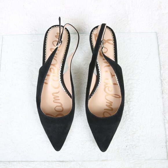 Sam Edelman Black Slingback Heels - Picture 4 of 10